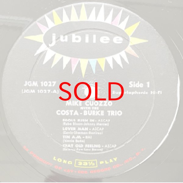 画像2: MIKE CUOZZO -  MIKE CUOZZO WITH THE COSTA - BURKE TRIO (2)