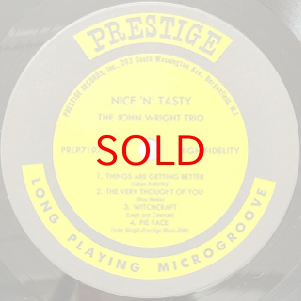 画像2: JOHN WRIGHT TRIO -  NICE 'N' TASTY (2)