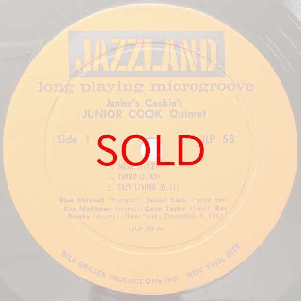 画像2: JUNIOR COOK QUINTET FEAT BLUE MITCHELL -  JUNIOR'S COOKIN' (2)