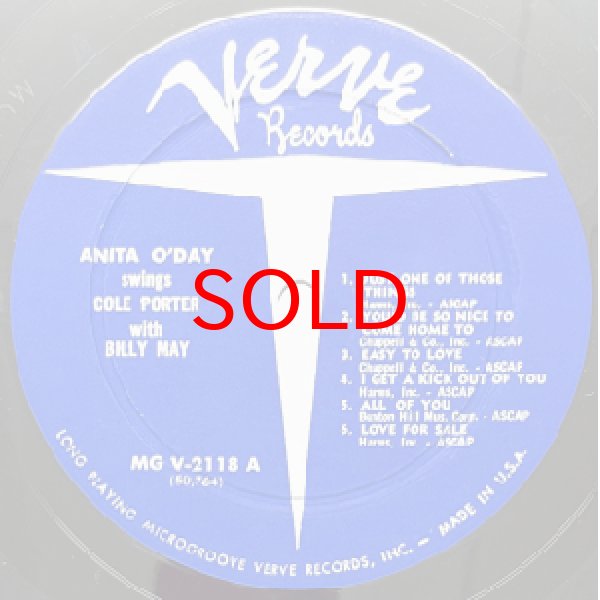 画像2: ANITA O' DAY -  SWINGS COLE PORTER WITH BILLY MAY (2)