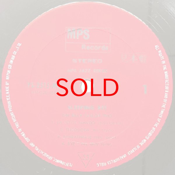 画像2: BILLY TAYLOR TRIO -  SLEEPING BEE (2)