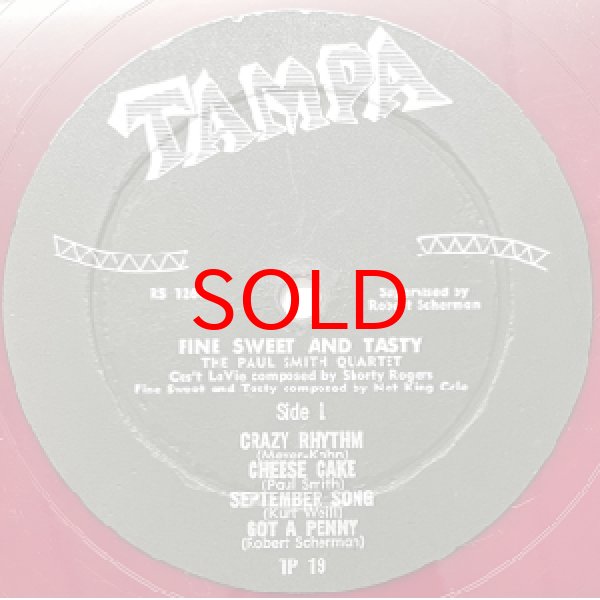 画像2: PAUL SMITH QUARTET -  FINE, SWEET AND TASTY (2)