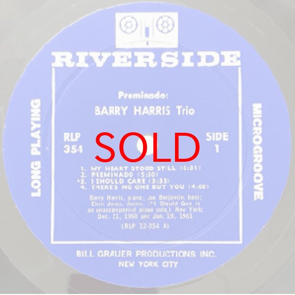 画像2: BARRY HARRIS TRIO -  PREMINADO (2)
