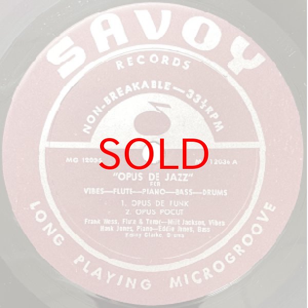 画像2: MILT JACKSON - FRANK WESS -  OPUS DE JAZZ (2)