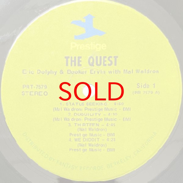 画像2: ERIC DOLPHY & BOOKER ERVIN WITH MAL WALDRON -  THE QUEST (2)