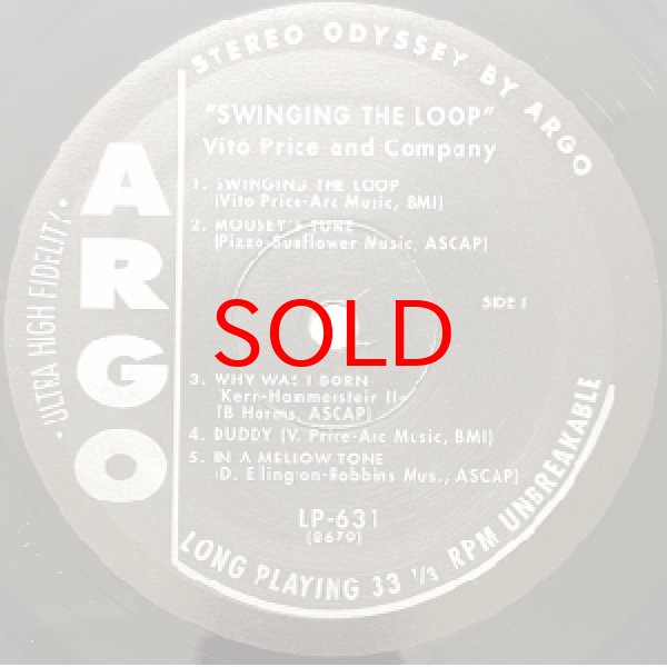 画像2: VITO PRICE AND COMPANY -  SWINGIN' THE LOOP (2)