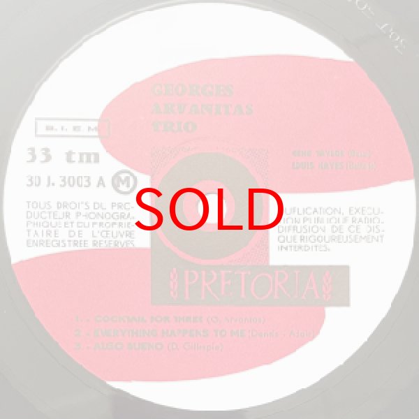 画像2: GEORGES ARVANITAS TRIO -  COCKTAIL FOR THREE (2)