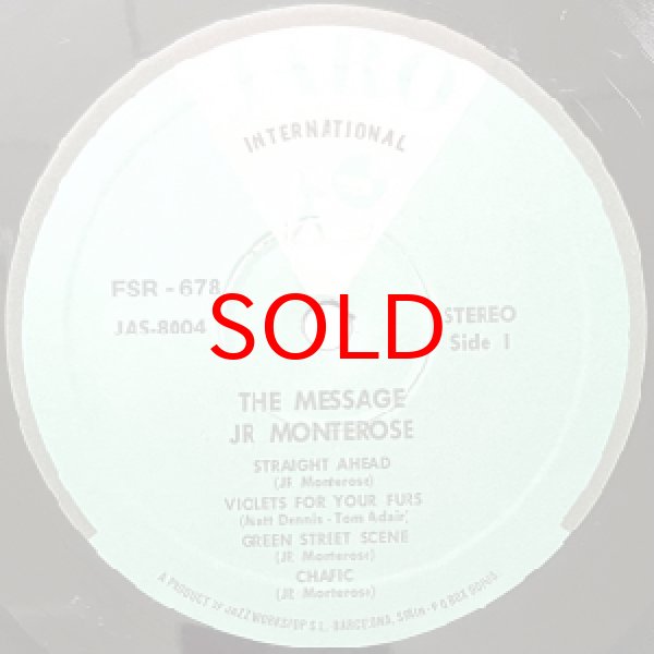 画像2: J.R. MONTEROSE -  THE MESSAGE (2)