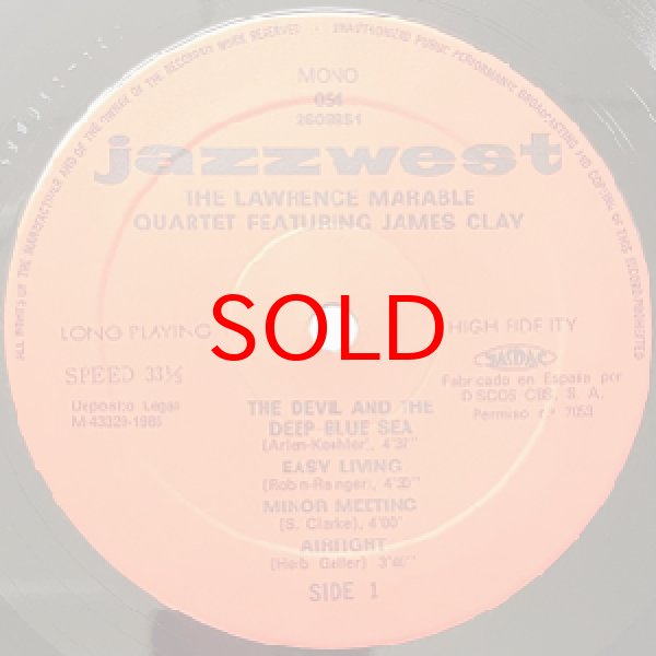画像2: LAWRENCE MARABLE QUARTET -  TENOR MAN (2)