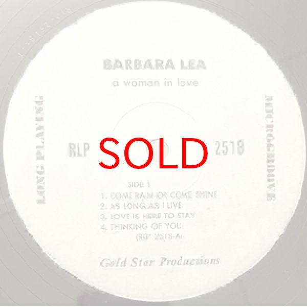 画像2: BARBARA LEA -  A WOMAN IN LOVE (2)