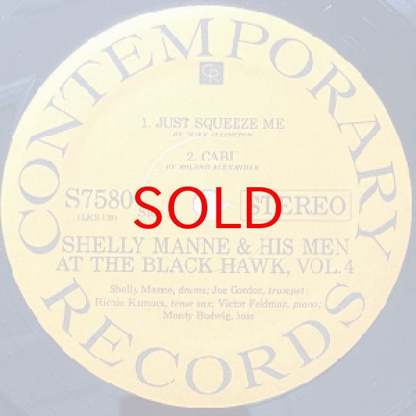 画像2: SHELLY MANNE & HIS MEN -  AT THE BLACK HAWK, VOL.4 (2)
