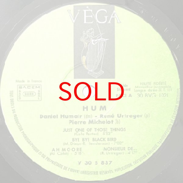 画像2: HUM ( DANIEL HUMAIR / RENE URTREGER / PIERRE MICHELOT ) -  HUM ! (2)