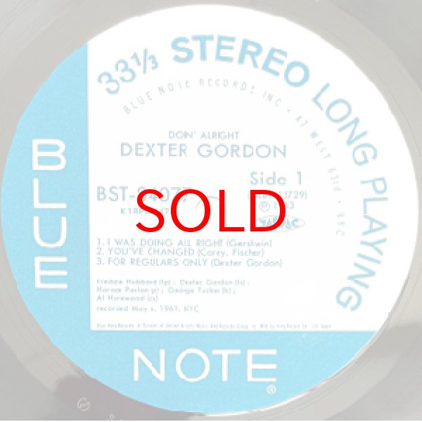 画像2: DEXTER GORDON -  DOIN' ALLRIGHT (2)