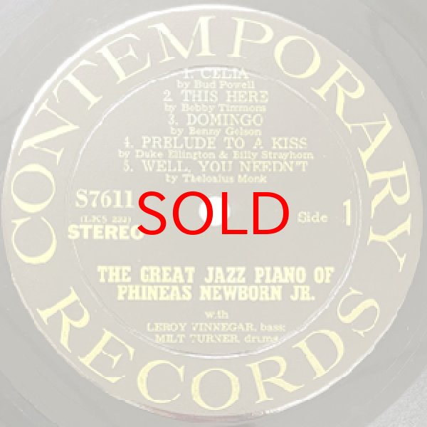 画像2: PHINEAS NEWBORN JR -  THE GREAT JAZZ PIANO OF PHINEAS NEWBORN JR (2)