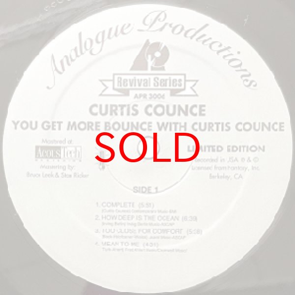 画像2: CURTIS COUNCE -  YOU GET MORE BOUNCE (2)
