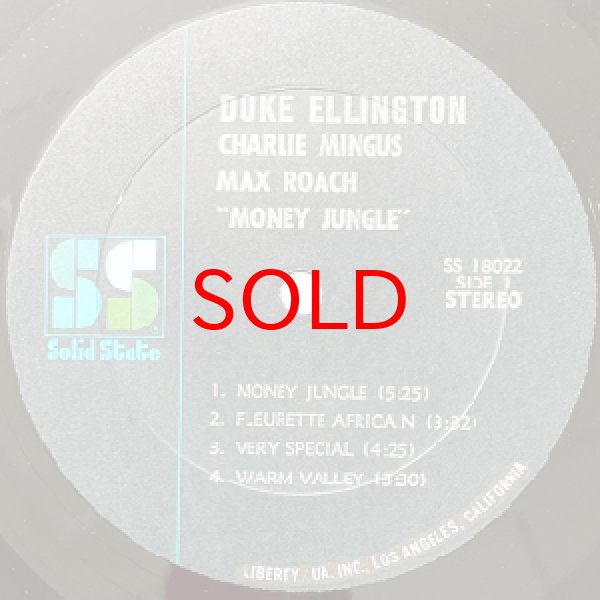 画像2: DUKE ELLINGTON -  MONEY JUNGLE (2)