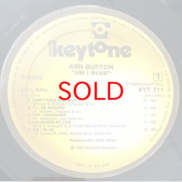画像2: ANN BURTON -  AM I BLUE (2)