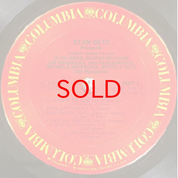 画像2: STAN GETZ / JIMMY ROWLES -  THE PEACOCKS (2)