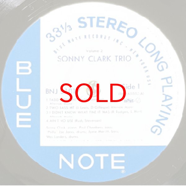 画像2: SONNY CLARK -  SONNY CLARK TRIO VOLUME 2 (2)
