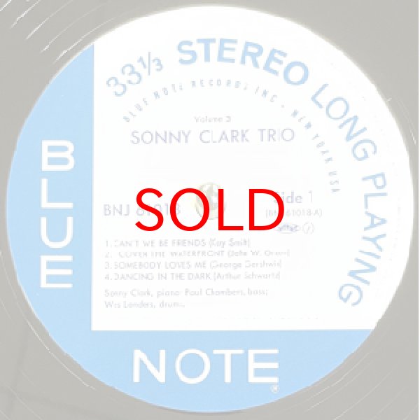画像2: SONNY CLARK -  SONNY CLARK TRIO VOLUME 3 (2)
