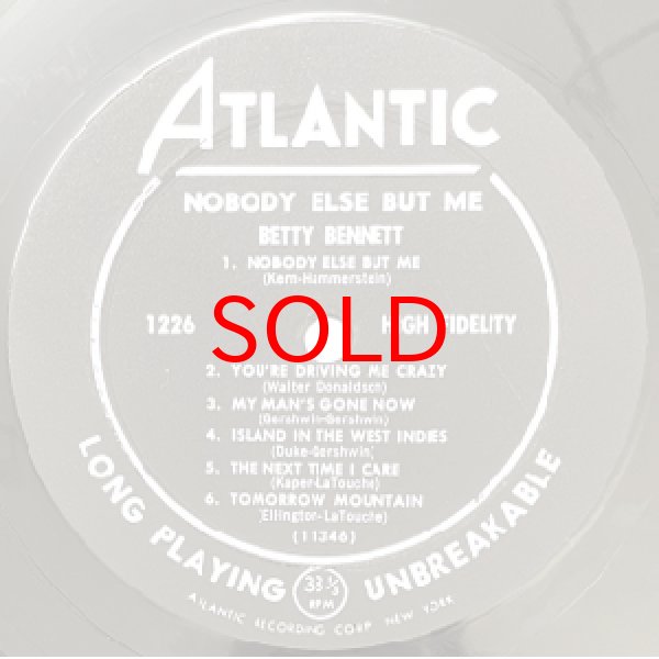 画像2: BETTY BENNETT -  NOBODY ELSE BUT ME (2)