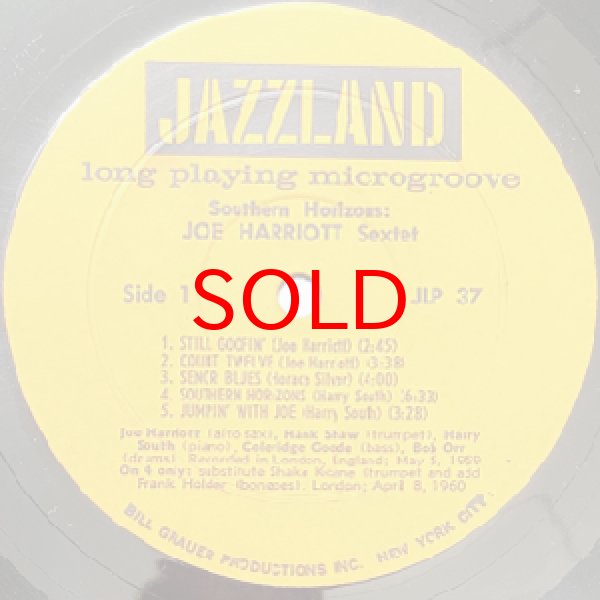 画像2: JOE HARRIOTT -  SOUTHERN HORIZONS (2)