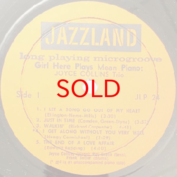 画像2: JOYCE COLLINS TRIO -  GIRL HERE PLAYS MEAN PIANO (2)