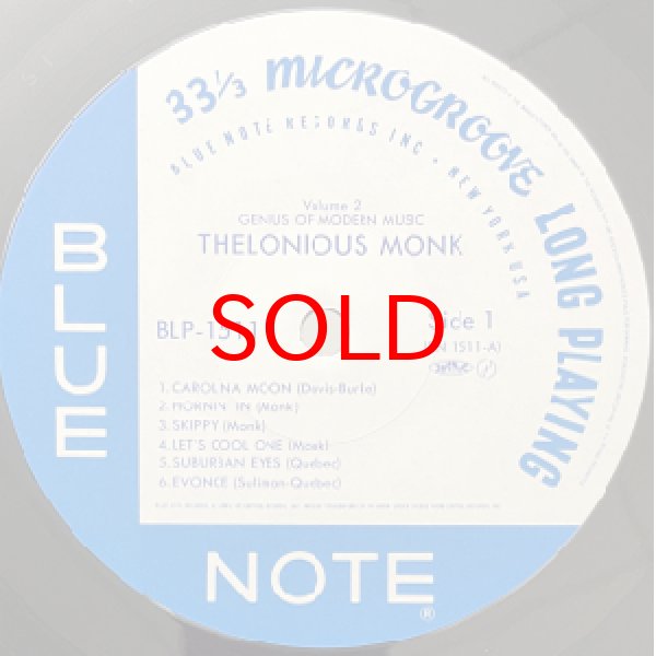 画像2: THELONIOUS MONK -  GENIUS OF MODERN MUSIC VOL.2 (2)