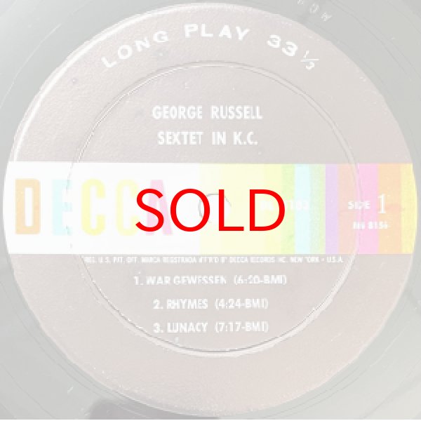 画像2: GEORGE RUSSELL SEXTET -  IN K.C. (2)