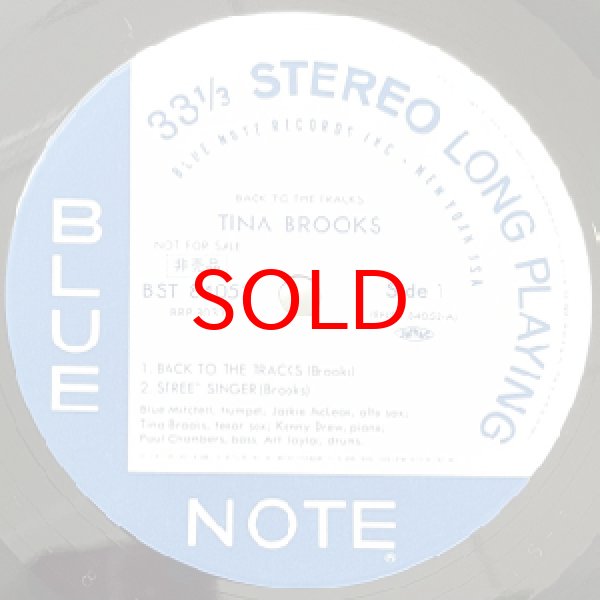 画像2: TINA BROOKS -  BACK TO THE TRACKS (2)