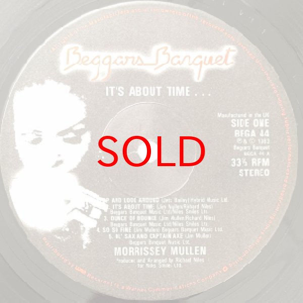 画像2: MORRISSEY / MULLEN -  IT'S ABOUT TIME (2)