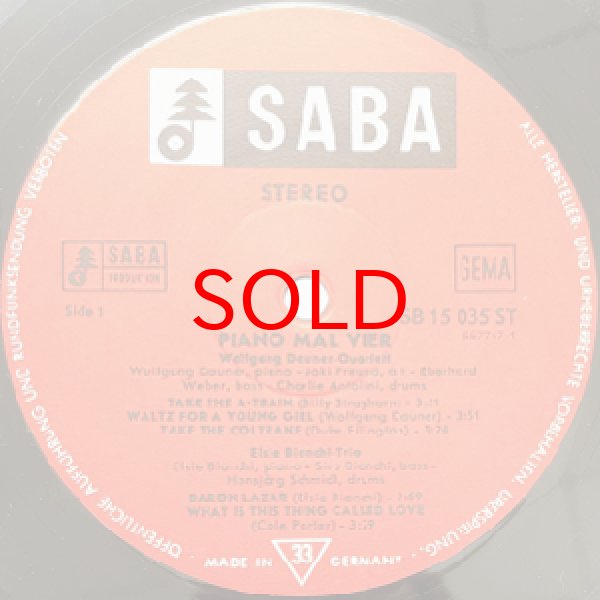 画像2: WOLFGANG DAUNER / ELSIE BIANCHI /DIETER REITH /EWALD HEIDEPRIEM -  PIANO × 4 (2)