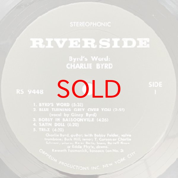 画像2: CHARLIE BYRD -  BYRD'S WORD ! (2)