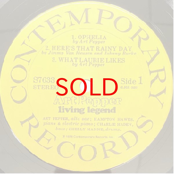 画像2: ART PEPPER -  LIVING LEGEND (2)