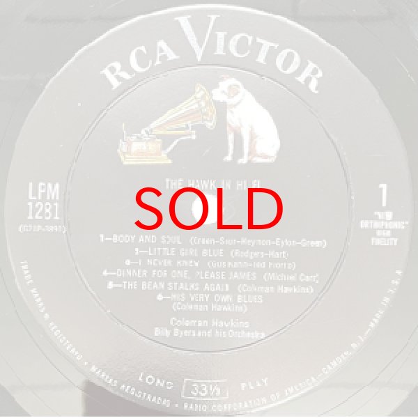 画像2: COLEMAN HAWKINS -  THE HAWK IN HI FI (2)
