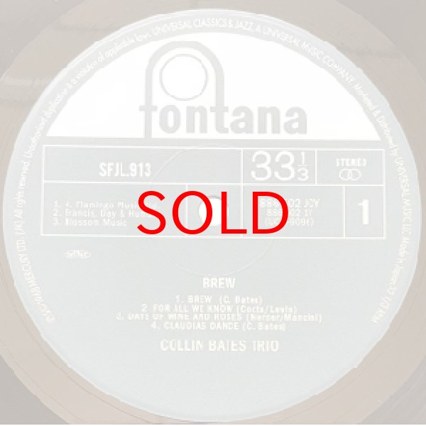 画像2: COLLIN BATES TRIO -  BREW (2)
