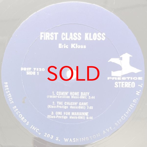 画像2: ERIC KLOSS -  FIRST CLASS KLOSS ! (2)