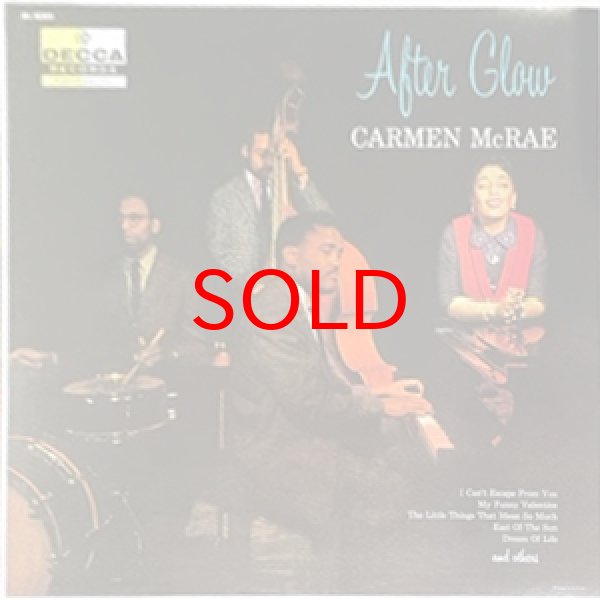 画像1: CARMEN McRAE -  AFTER GLOW (1)