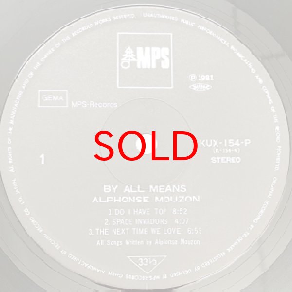 画像2: ALPHONSE MOUZON -  BY ALL MEANS (2)