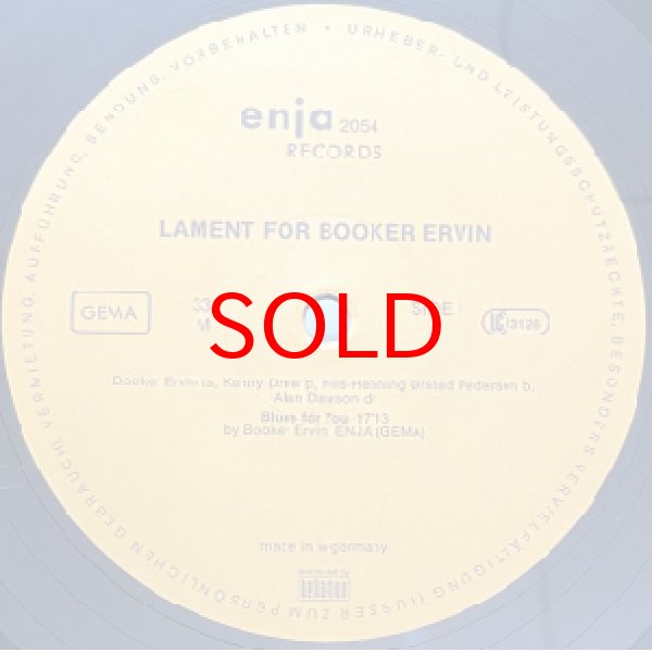 画像2: BOOKER ERVIN -  LAMENT FOR BOOKER ERVIN (2)