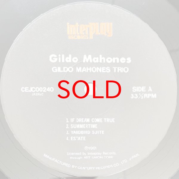 画像2: GILDO MAHONES TRIO -  S / T (2)