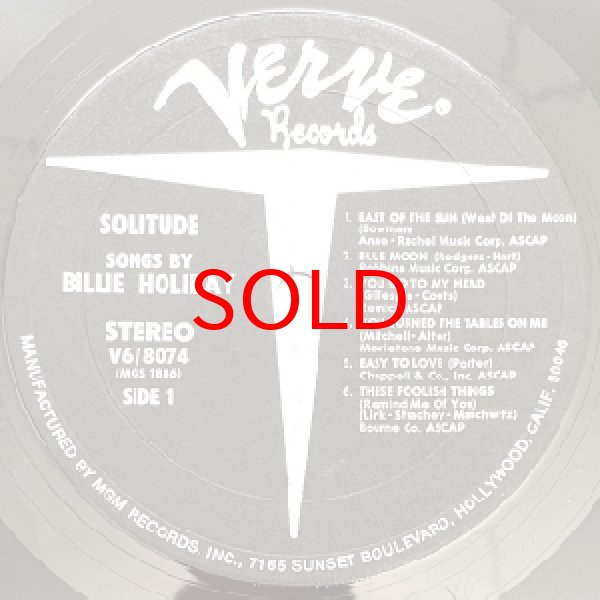 画像2: BILLIE HOLIDAY -  SOLITUDE (2)