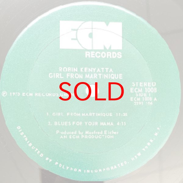 画像2: ROBIN KENYATTA -  GIRL FROM MARTINIQUE (2)
