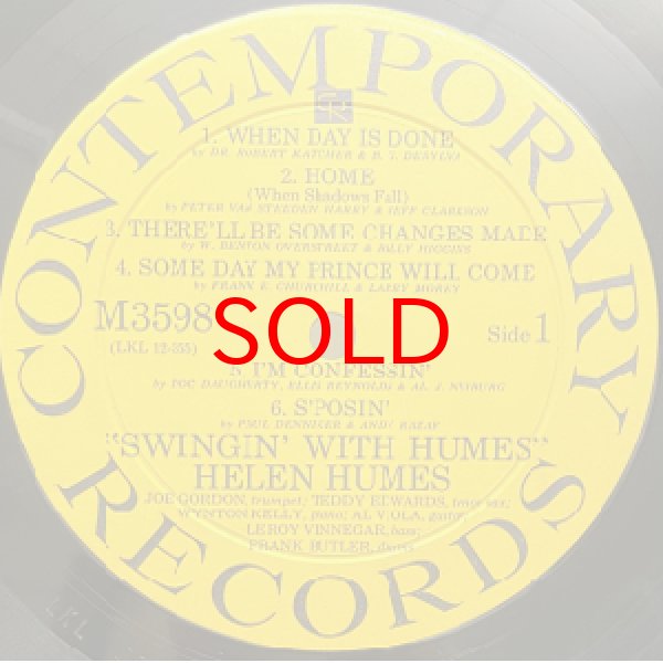 画像2: HELEN HUMES -  SWINGIN' WITH HUMES (2)