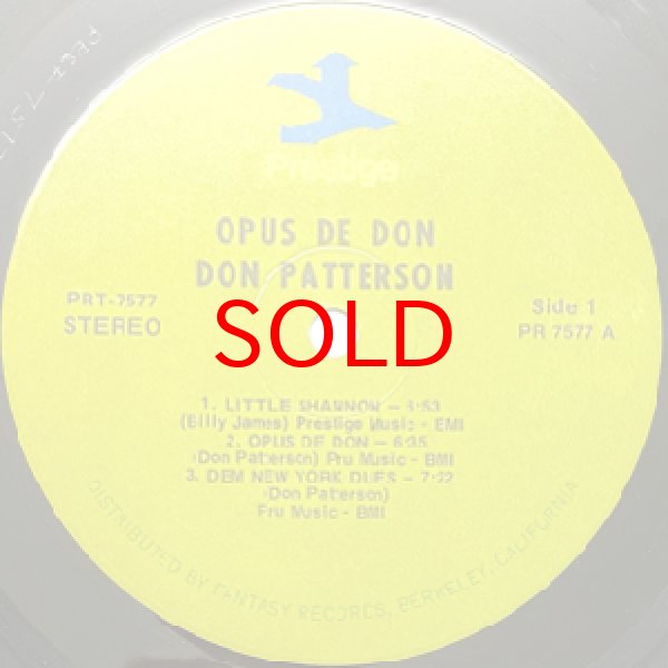 画像2: DON PATTERSON -  OPUS DE DON (2)