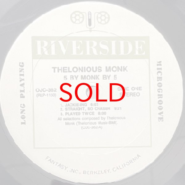 画像2: THELONIOUS MONK QUINTET -  FIVE BY MONK BY FIVE (2)