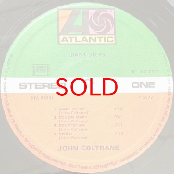 画像2: JOHN COLTRANE -  GIANT STEPS (2)
