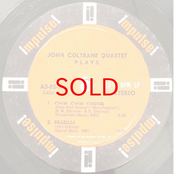 画像2: JOHN COLTRANE -  JOHN COLTRANE QUARTET PLAYS (2)