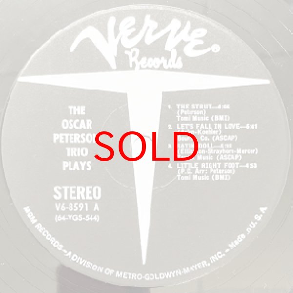 画像2: OSCAR PETERSON TRIO -  OSCAR PETERSON TRIO PLAYS (2)