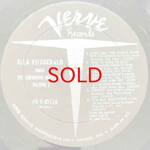 画像2: ELLA FITZGERALD -  SINGS THE GEORGE AND IRA GERSHWIN SONG BOOK VOL.1 (2)